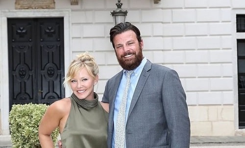 A picture of Kelli Giddish with her husband, Lawrence Faulborn.